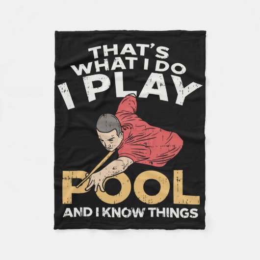 Biljart S1 Fleece Deken (Voorkant)