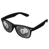Biljart Snooker 8-Ball Party Shades Retro Zonnebril (Gekanteld)