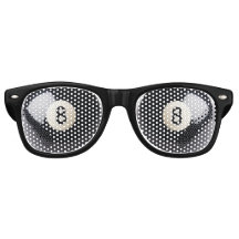 Biljart Snooker 8-Ball Party Shades