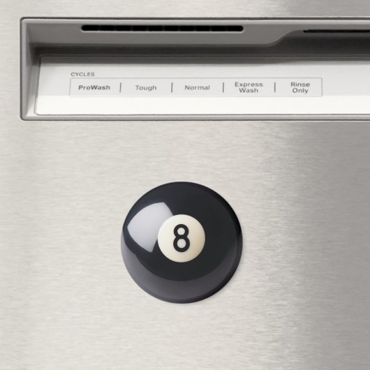 Biljart Snooker 8-balmagneet Magneet (Insitu (Vaatwasser))