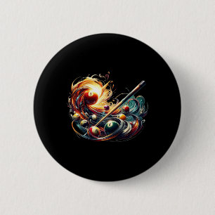 Biljart spelen betekent het beheersen van de cue o ronde button 5,7 cm