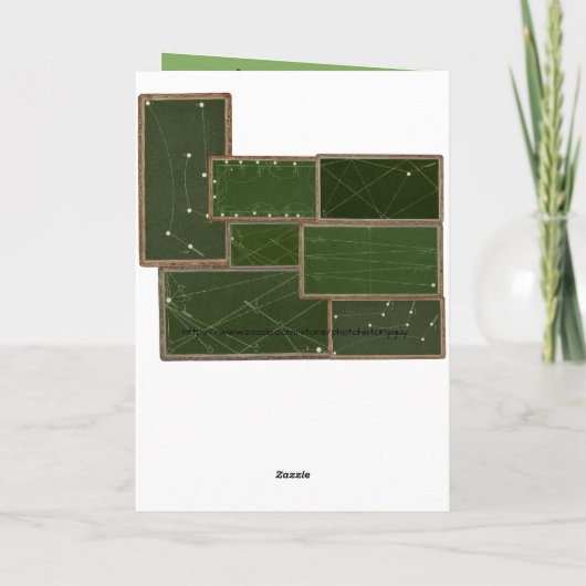 biljart tafel zwembad speler Antiek Kaart (Achterkant)