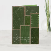  biljart tafel zwembad speler Antiek Kaart (Voorkant)