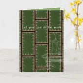 biljart Tafelpool Speler Antiek Uniek Kaart (Gele Bloem)