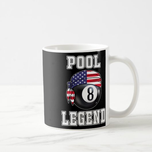 Biljart Team 8 LL Pool Game Player Gifts voor Pool Koffiemok (Rechts)