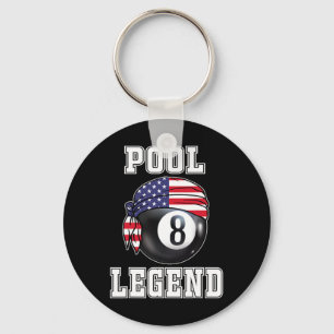 Biljart Team 8 LL Pool Game Player Gifts voor Pool Sleutelhanger