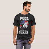 Biljart Team 8 LL Pool Game Player Gifts voor Pool T-shirt (Voorkant volledig)