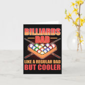 Biljart vader als een gewone vader, maar koeler -  kaart (Gele Bloem)