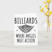 Biljart waar hoeken voldoen aan actiepool kaart (Gele Bloem)