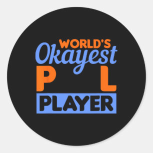 Biljart Werelden Okayest Pool Player 8 LL 1 Ronde Sticker
