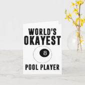 Biljart Werelden Okayest Pool Player 8 LL Kaart (Gele Bloem)