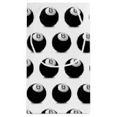 biljart zwembad acht bal klein cadeauzakje (Achterkant)