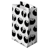 biljart zwembad acht bal klein cadeauzakje (Voorkant Gekanteld)