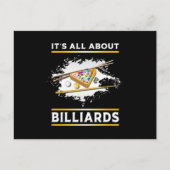 Biljart Zwembad Biljart Snooker 8 Bal Grappig Gift Briefkaart (Voorkant)