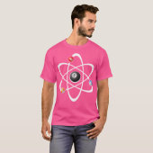 Biljart Zwembad Hall Sport Atom Wetenschap Nerd Ge T-shirt (Voorkant volledig)