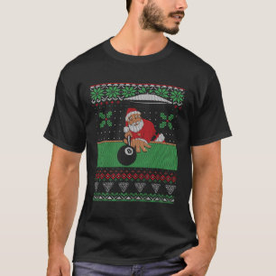 Biljart zwembad lelijke stijl t-shirt