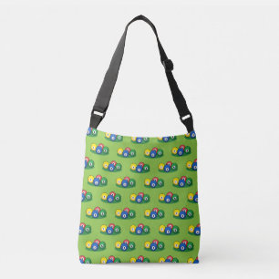 Biljart zwembad snooker ballen patroon crossbody tas