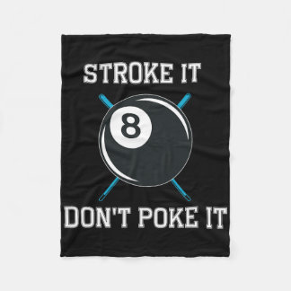 Biljart zwembad snooker speler grappige slag het n fleece deken