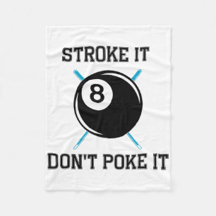 Biljart zwembad snooker speler grappige slag het n fleece deken