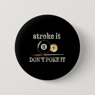 Biljart zwembad snooker speler grappige slag het n ronde button 5,7 cm