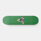 Biljart / Zwembadballen: Skateboard (Horizontaal)