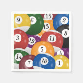 Biljartbal Collectie Servet (Voorkant)