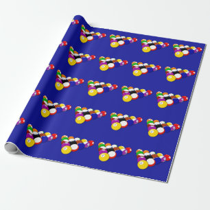 Biljartballen Cadeaupapier