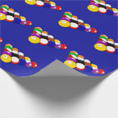 Biljartballen Cadeaupapier (Hoek)