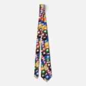 Biljartballen Collectie Stropdas (Achterkant)