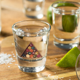  Biljartballen Custom Pool Table Thema Shot Glas