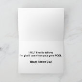 Biljartballen Papa Vaderdag Pun Kaart (Binnen)