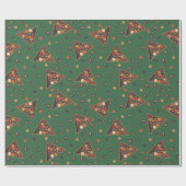 biljartballen pooltafel thema cadeaupapier (Vlak)