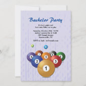 Biljartballen Uitnodiging (Voorkant)