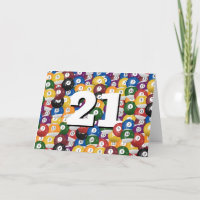Biljartballen voor 21e verjaardag