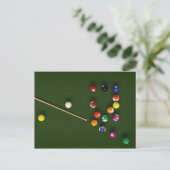 Biljartbriefkaart Briefkaart (Staand voorkant)