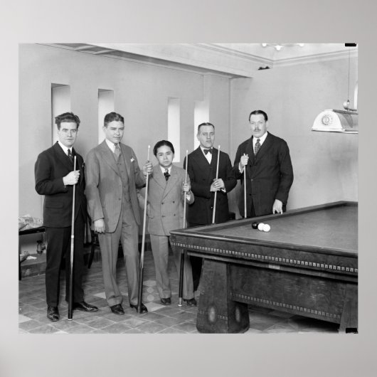 Biljarten: 1927 poster (Voorkant)