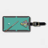 Biljarten Bagagelabel (Voorkant horizontaal)