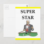 biljarten briefkaart (Voorkant / Achterkant)