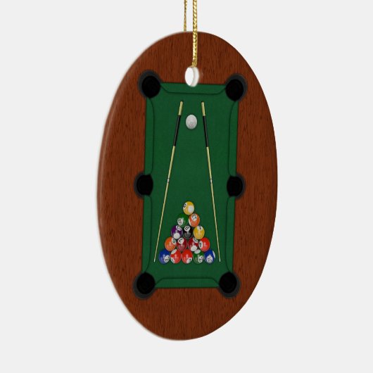 Biljarten Keramisch Ornament (Rechts)