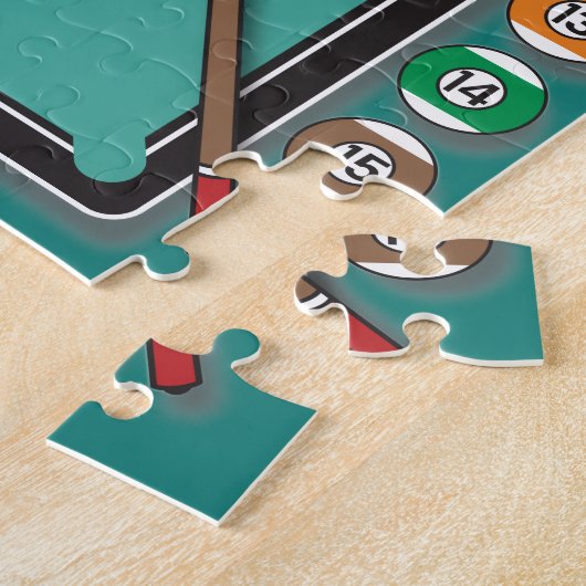 Biljarten Legpuzzel (Zijkant)