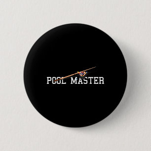 Biljarten Pool Master voor de Pionate Pool Lovers Ronde Button 5,7 Cm
