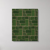  biljarten Tafeltabel Kunstpoot poolhaai Canvas Afdruk (Voorkant)