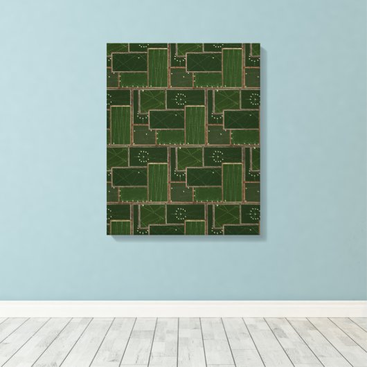  biljarten Tafeltabel Kunstpoot poolhaai Canvas Afdruk (Insitu (Houten vloer))