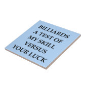 biljarten tegeltje (Zijkant)