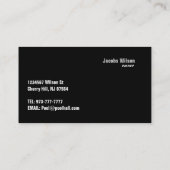 Biljarten Visitekaartjes (Achterkant)