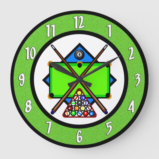 Biljartklok Grote Klok (Voorkant)