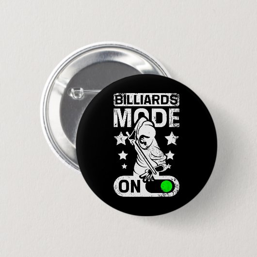 biljartmodus ingeschakeld ronde button 5,7 cm (Voorkant /achterkant)