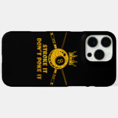 Biljartoffertes voor fans en spelers Case-Mate iPhone case (Achterkant (horizontaal))