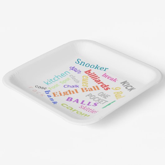 Biljartpapier bord (Gebogen)