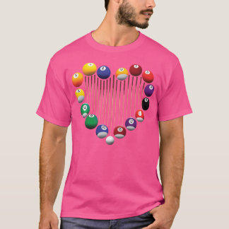 Biljartpool Biljartbal Biljartspeler Lover T-shirt